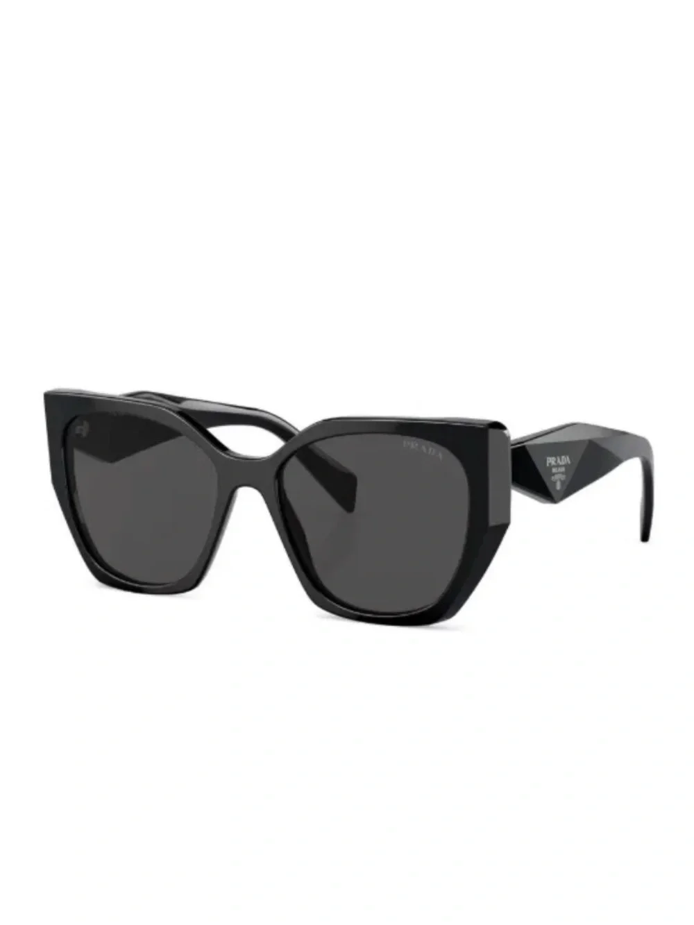 Prada Black Wide Cat-Eye Sunglasses